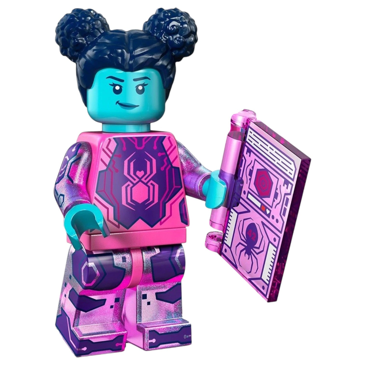 LEGO Super Heroes Minifigur Margo Kess Spider-Byte - colspi09