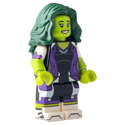 LEGO Super Heroes Minifigur Serie Marvel She-Hulk - colmar17 Spiele Pirat