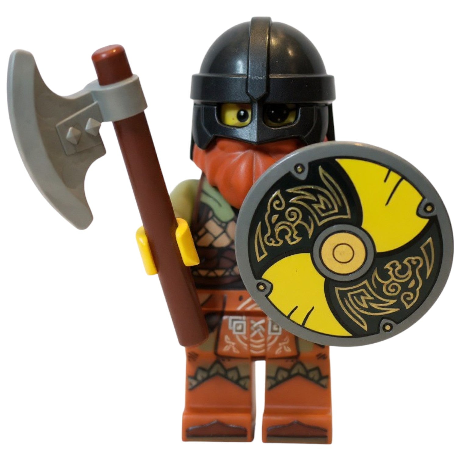 LEGO Vikings Minifigur Eigenkreation Wikinger Eirik Axtfaust Viking-Dragon-Ship