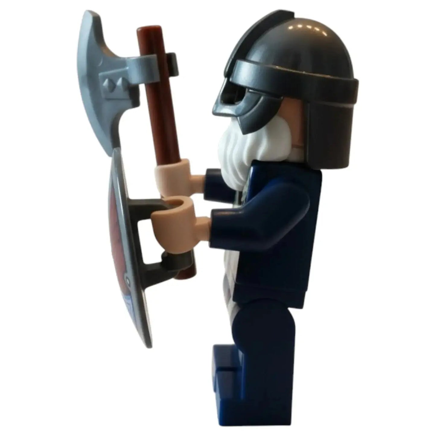 LEGO Vikings Wikinger Minifigur Eigenkreation Krieger Halvar Frostschild Spiele Pirat
