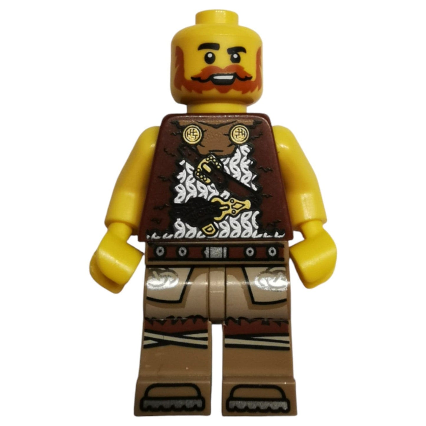 LEGO Vikings Wikinger Minifigur Eigenkreation Krieger Ragnar Flammenbart