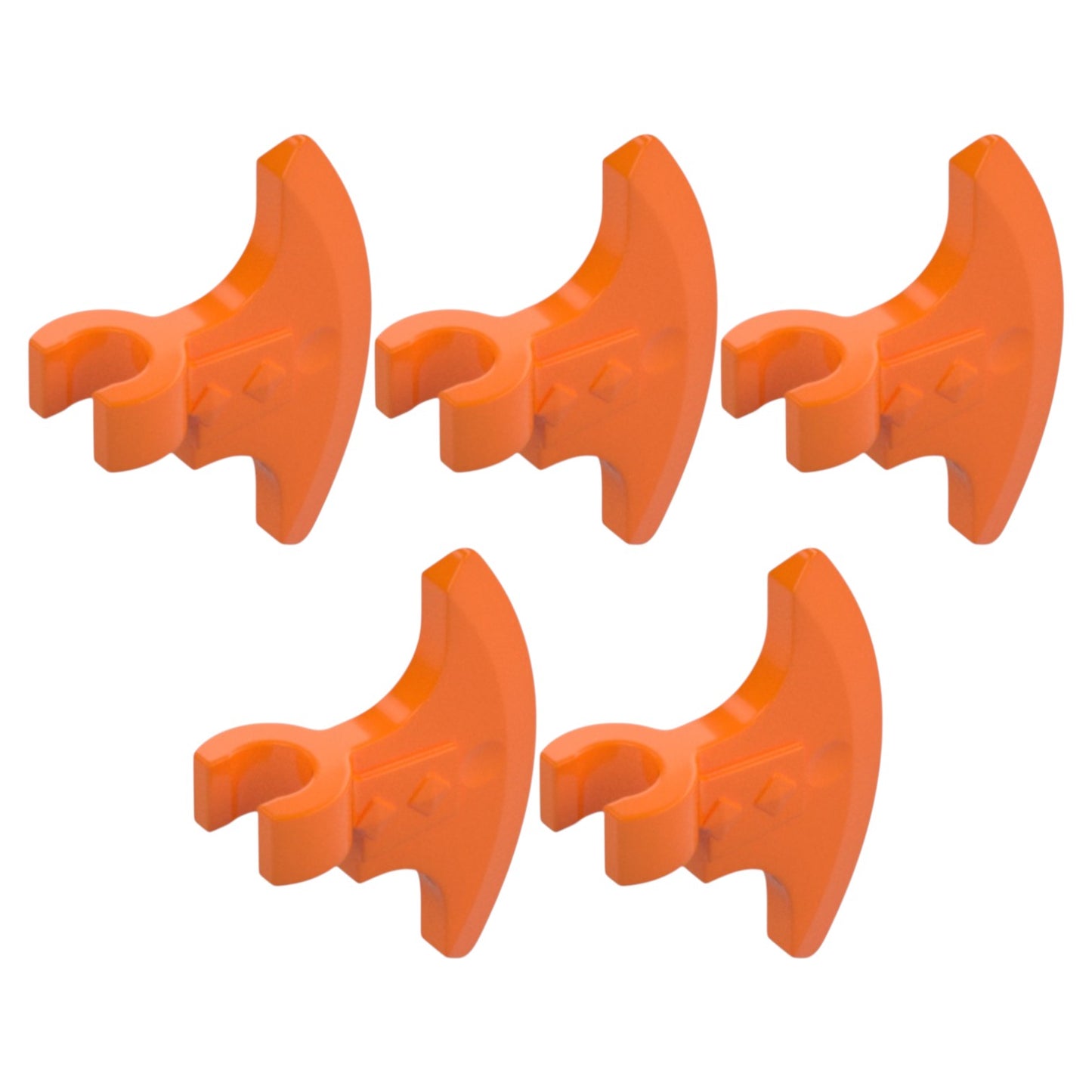 LEGO Zubehör Axtkopf 5 Stk. - Orange - 79805