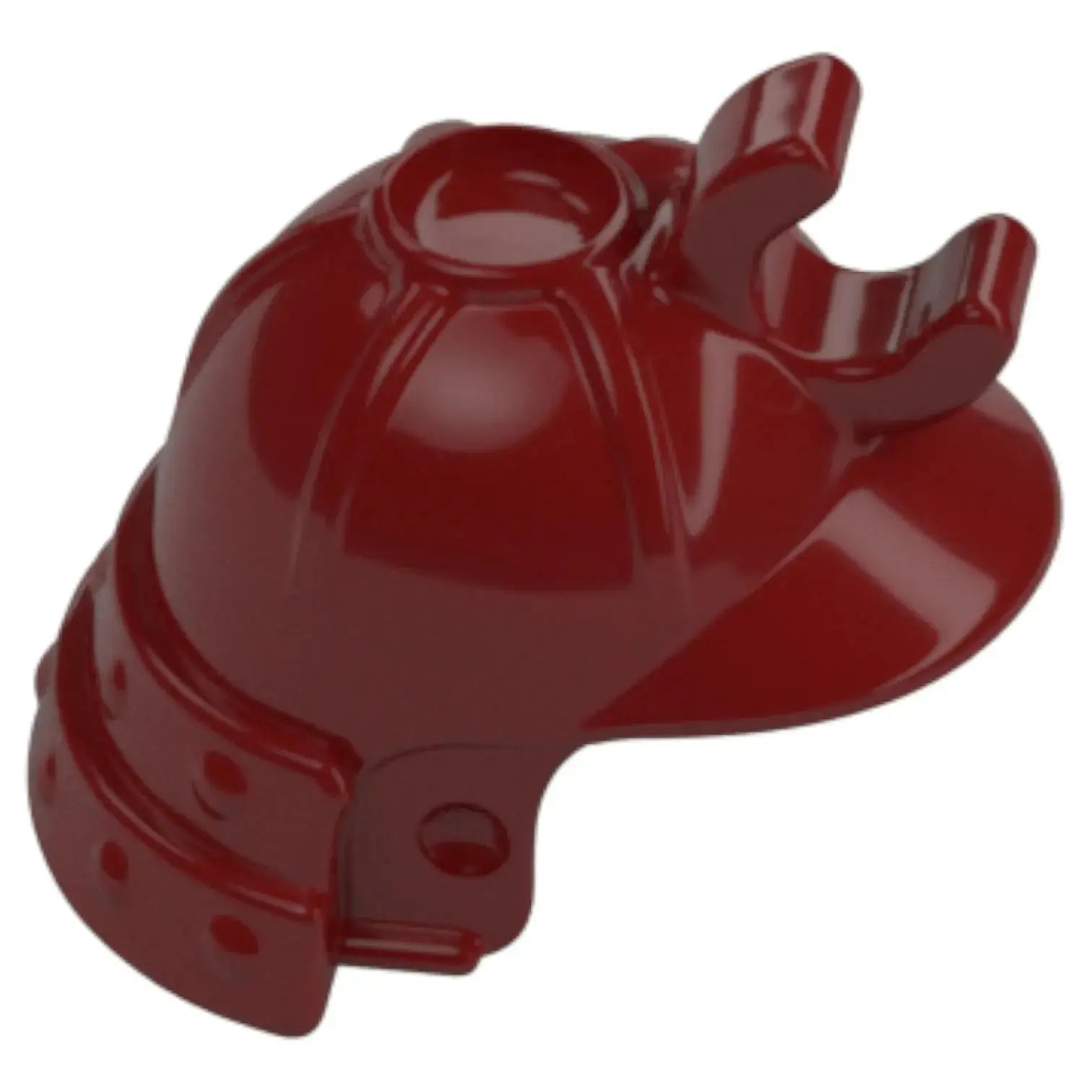 LEGO Zubehör Castle Samurai Helm - Dunkelrot - 80626 Spiele Pirat