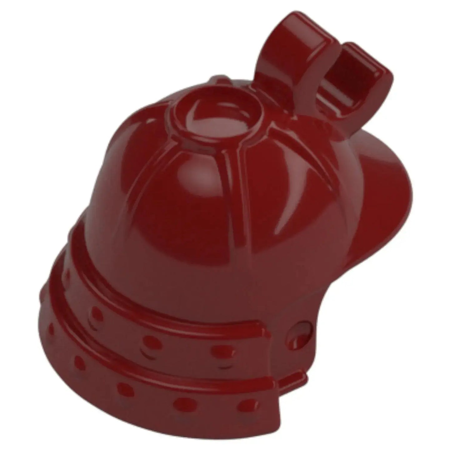 LEGO Zubehör Castle Samurai Helm - Dunkelrot - 80626 Spiele Pirat