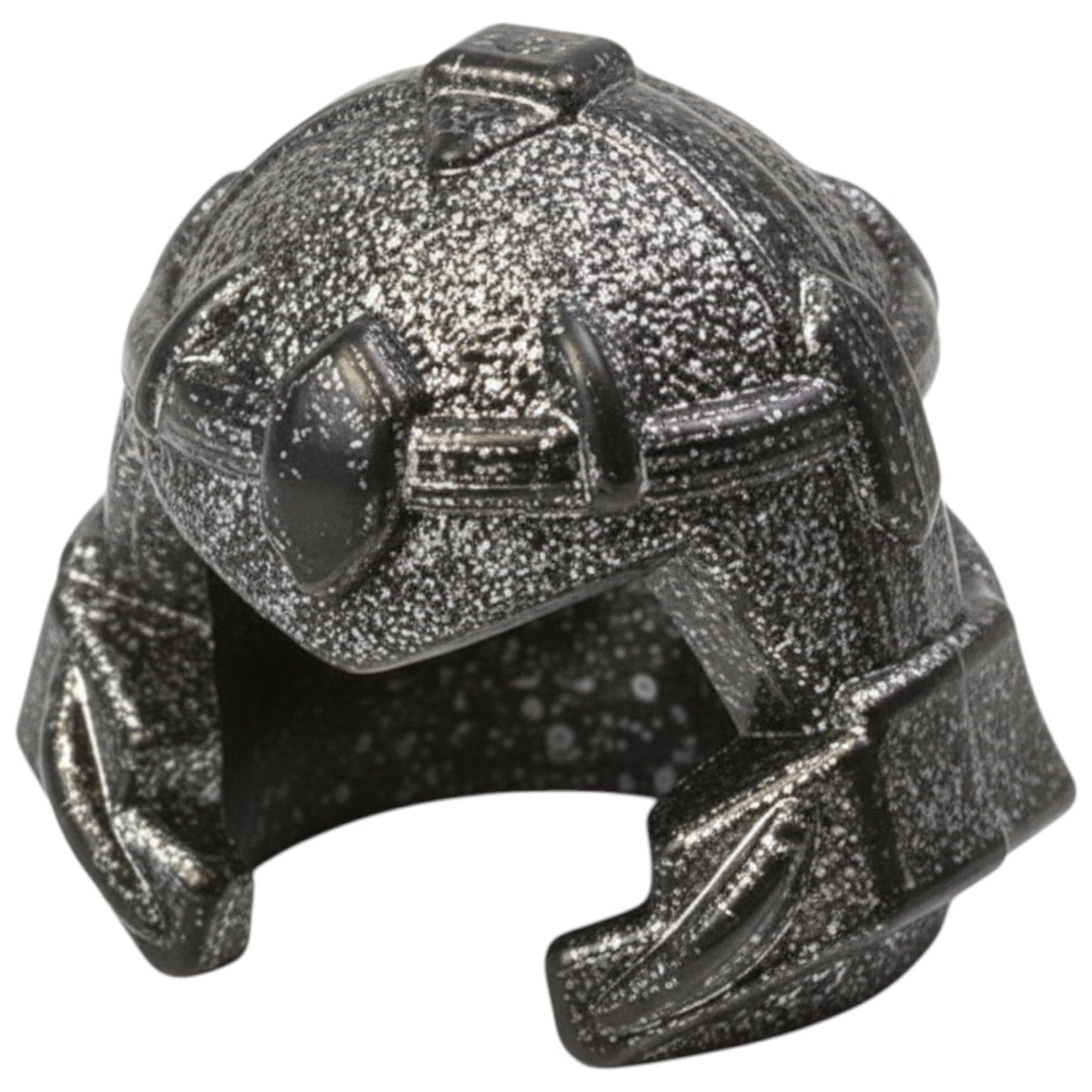 LEGO Zubehör Castle Troll Helm - Schwarz Silber - 60751