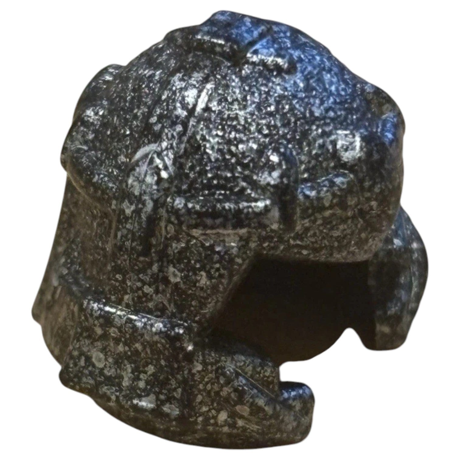 LEGO Zubehör Castle Troll Helm - Schwarz Silber - 60751