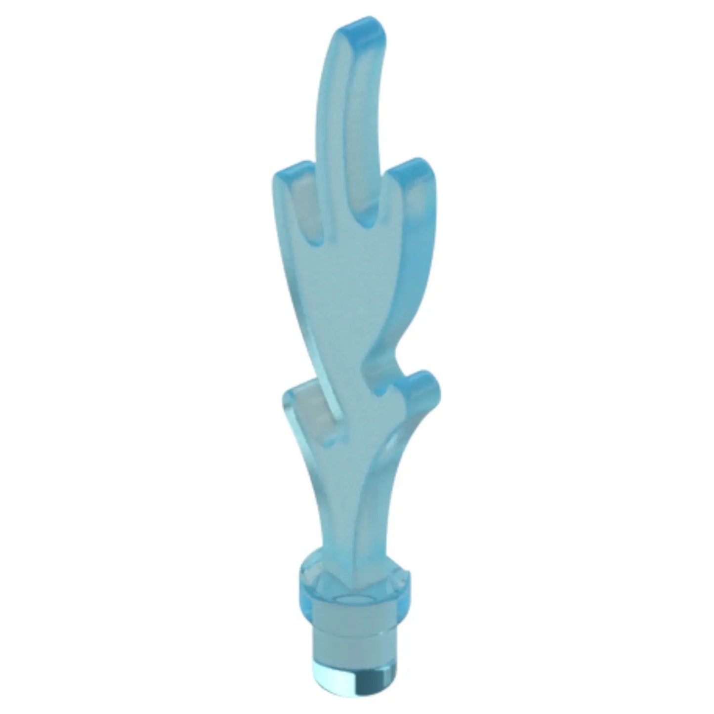 LEGO Zubehör Drachenflamme - Hellblau Transparent - 28618 Spiele Pirat