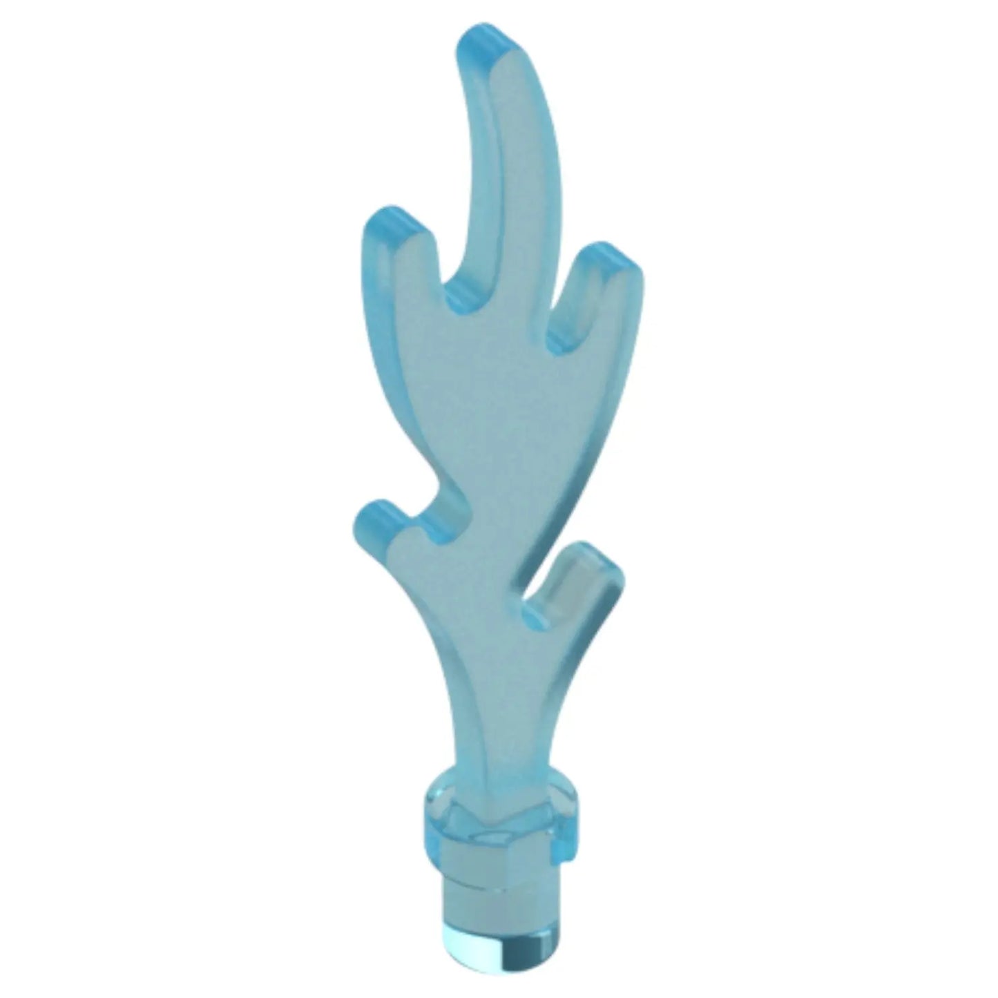 LEGO Zubehör Drachenflamme - Hellblau Transparent - 28618 Spiele Pirat