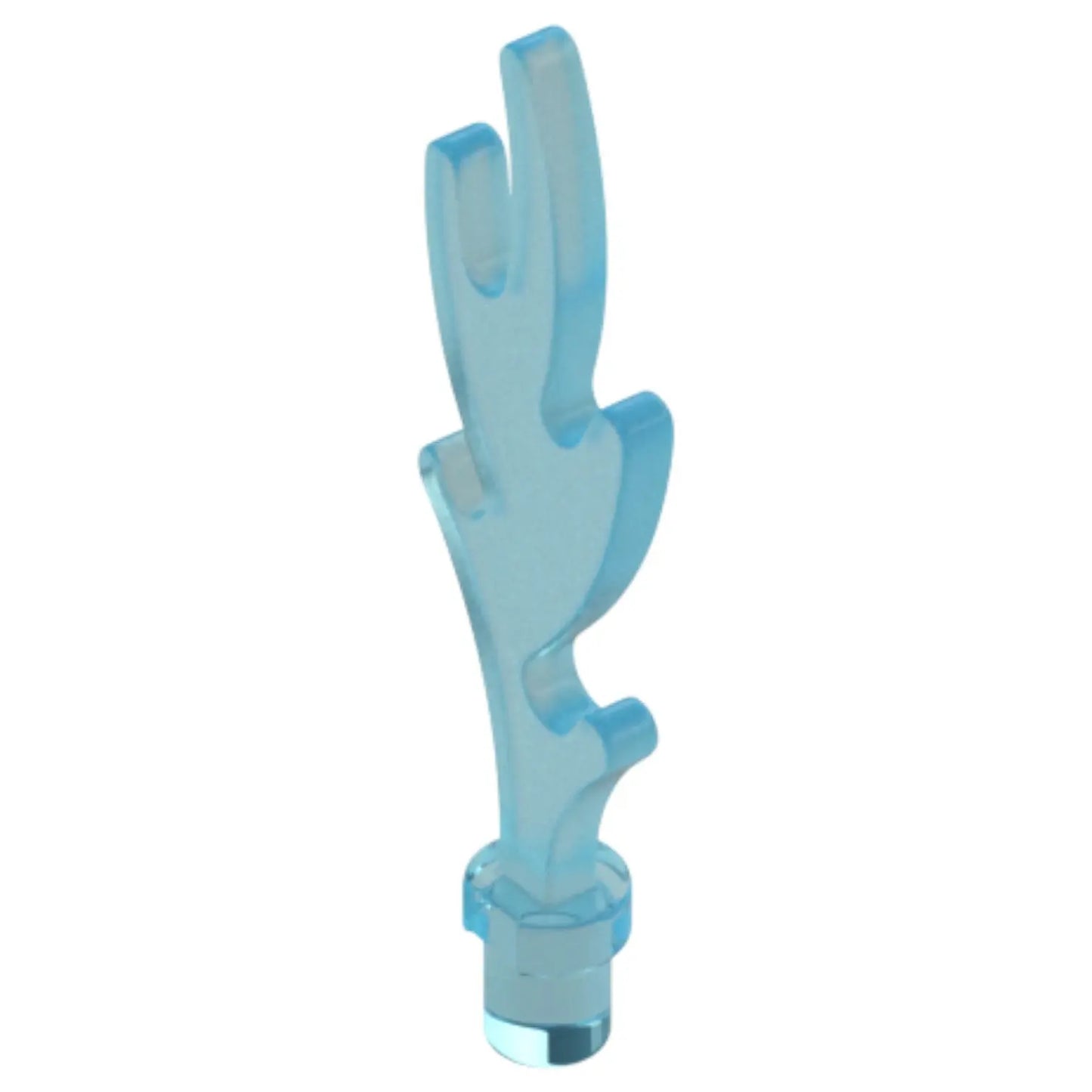 LEGO Zubehör Drachenflamme - Hellblau Transparent - 28618 Spiele Pirat
