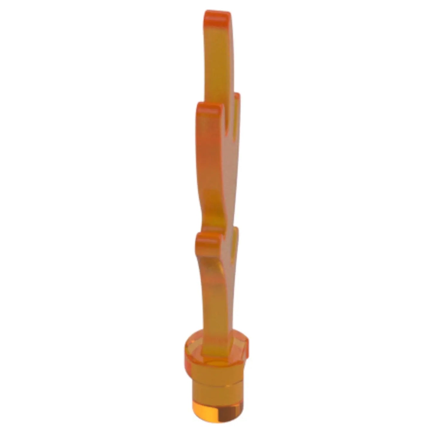 LEGO Zubehör Drachenflamme - Orange Transparent - 28618 Spiele Pirat