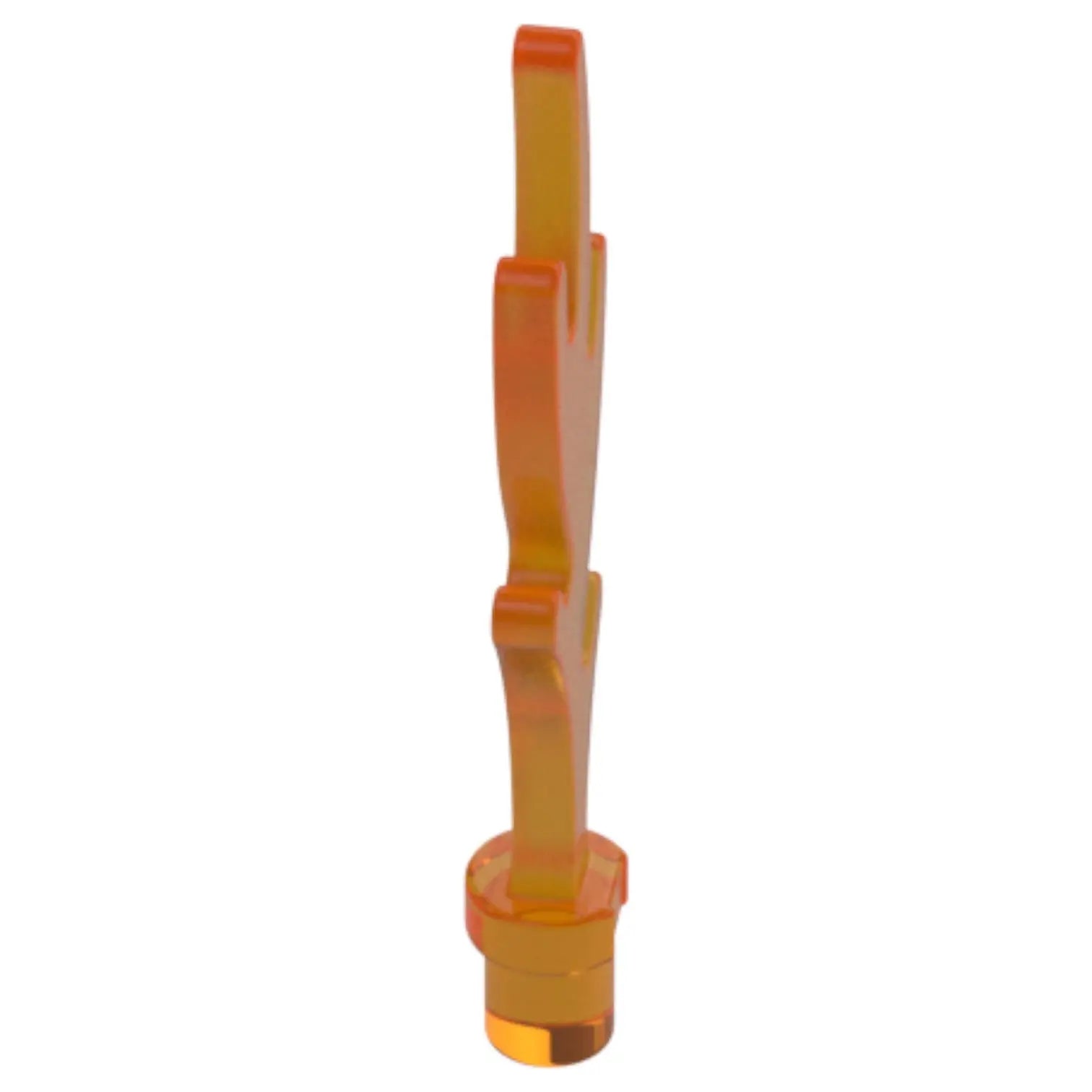 LEGO Zubehör Drachenflamme - Orange Transparent - 28618 Spiele Pirat