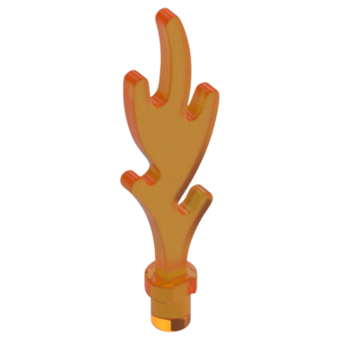 LEGO Zubehör Drachenflamme - Orange Transparent - 28618 Spiele Pirat
