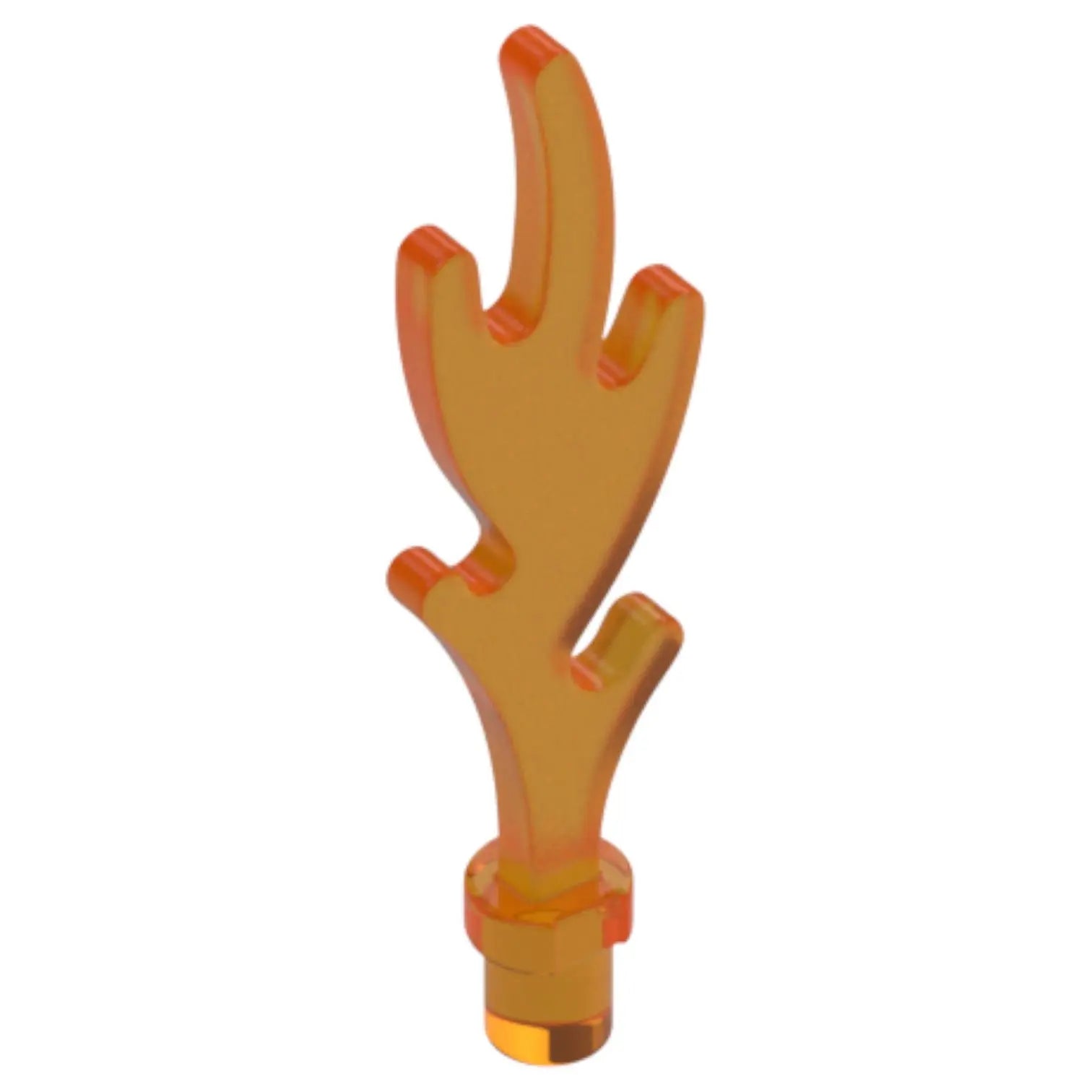 LEGO Zubehör Drachenflamme - Orange Transparent - 28618 Spiele Pirat