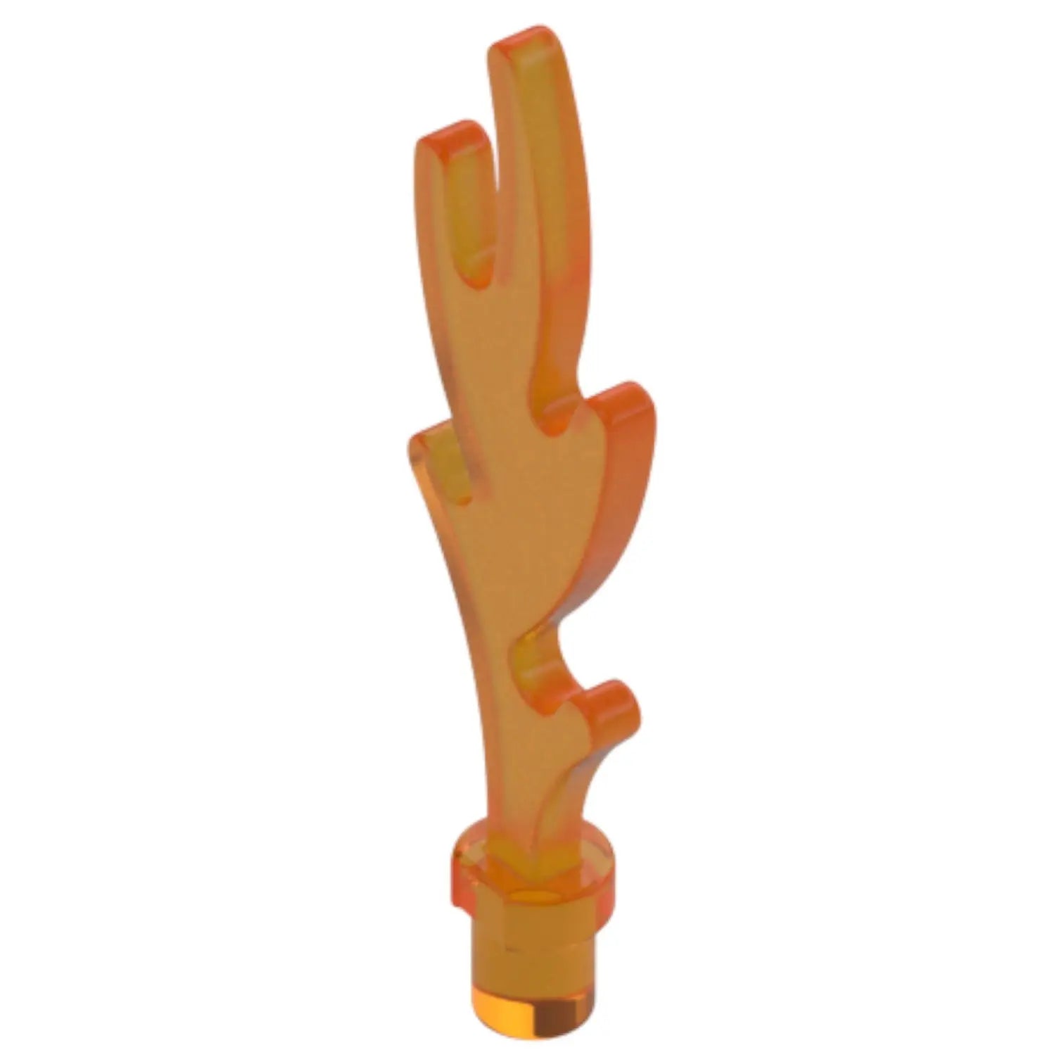 LEGO Zubehör Drachenflamme - Orange Transparent - 28618 Spiele Pirat