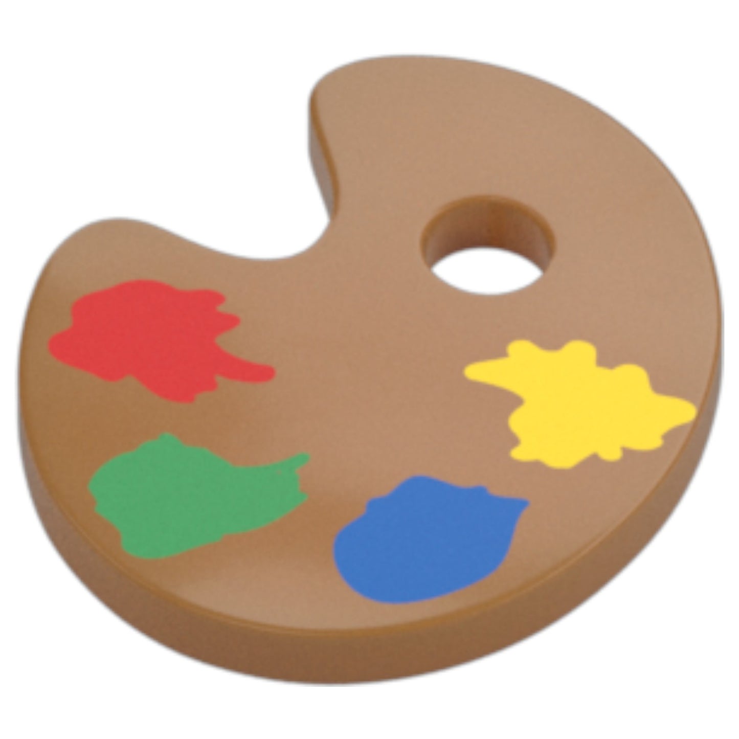 LEGO Zubehör Farbmischpalette mit 4 Farben und Pinsel - Nougat - 78524