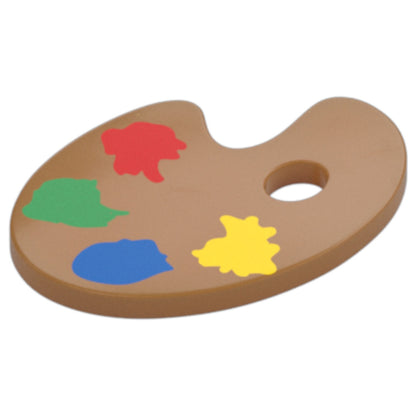 LEGO Zubehör Farbmischpalette mit 4 Farben und Pinsel - Nougat - 78524