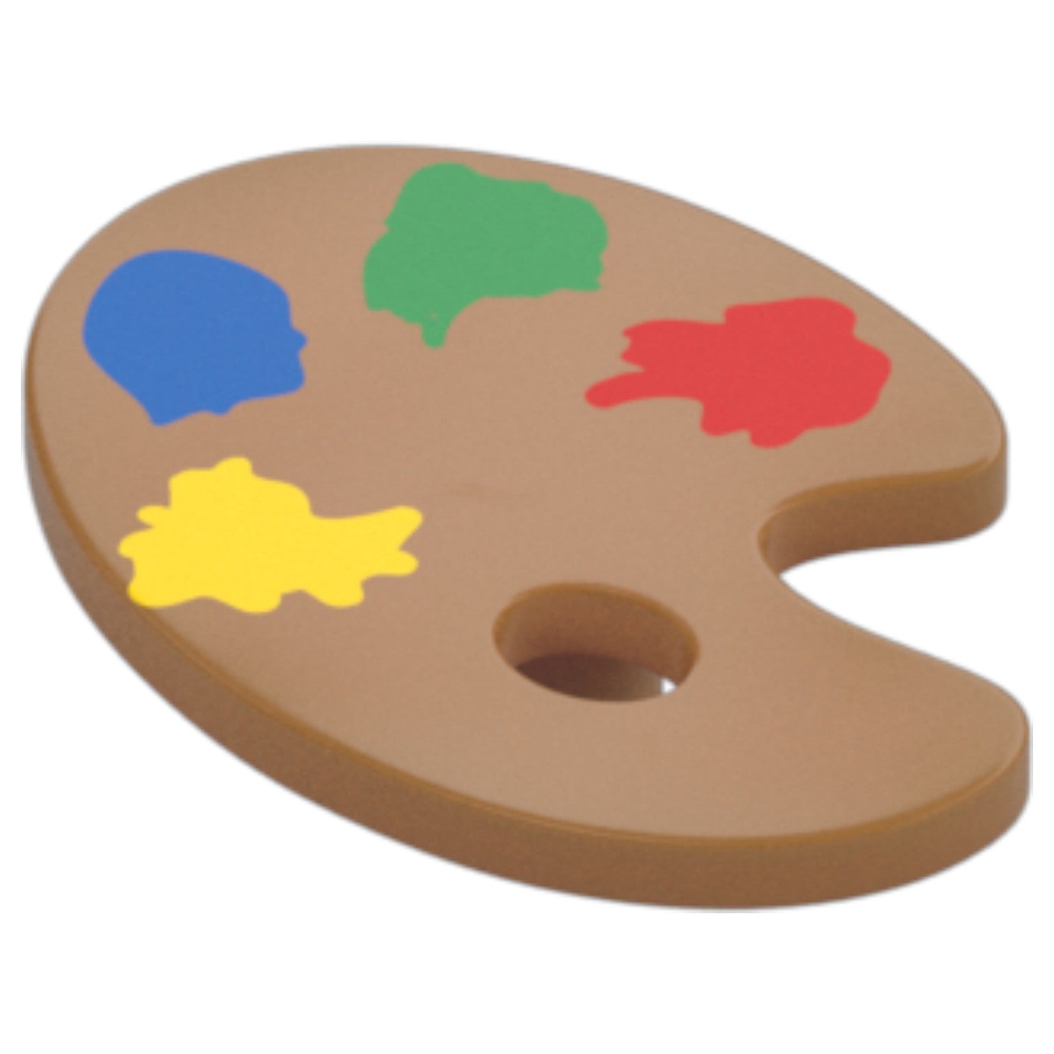 LEGO Zubehör Farbmischpalette mit 4 Farben und Pinsel - Nougat - 78524