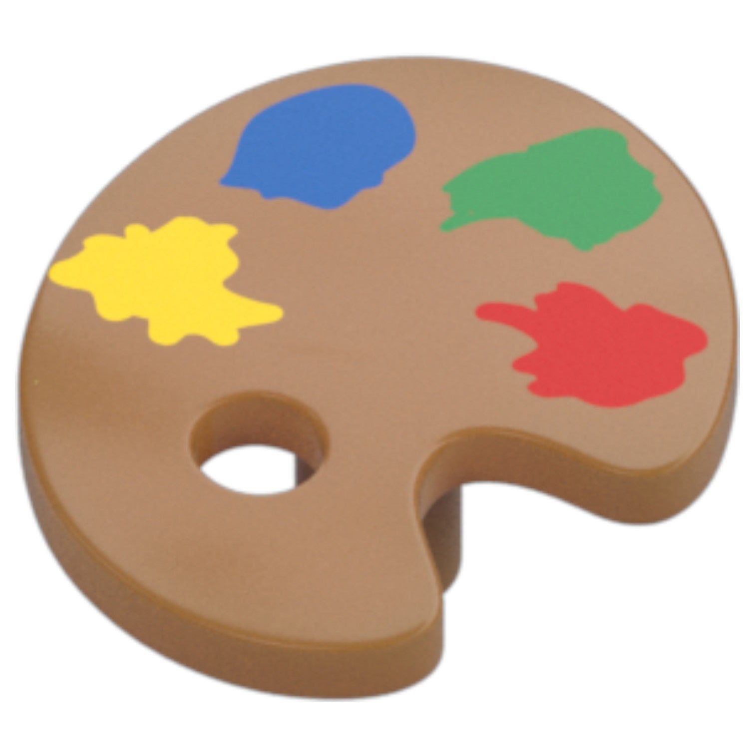 LEGO Zubehör Farbmischpalette mit 4 Farben und Pinsel - Nougat - 78524