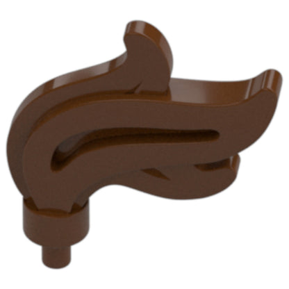 LEGO Zubehör Feder Gross 5 Stk. - Braun - 28661