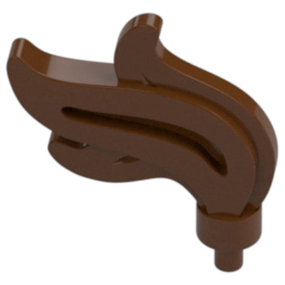 LEGO Zubehör Feder Gross 5 Stk. - Braun - 28661