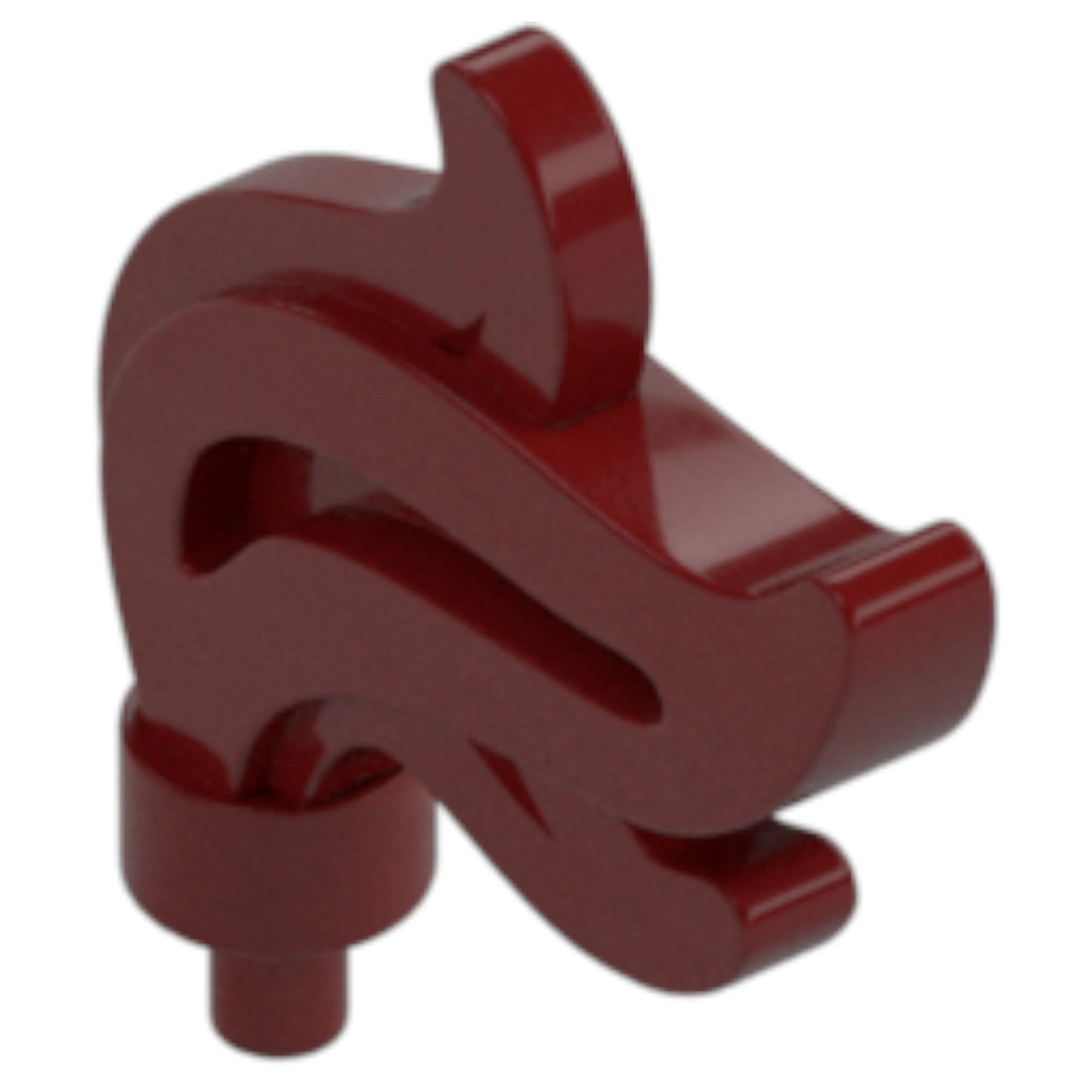 LEGO Zubehör Feder Gross 5 Stk. - Dunkel Rot - 28661