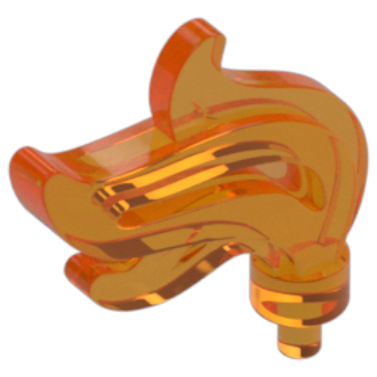 LEGO Zubehör Feder Gross 5 Stk. - Orange - 28661