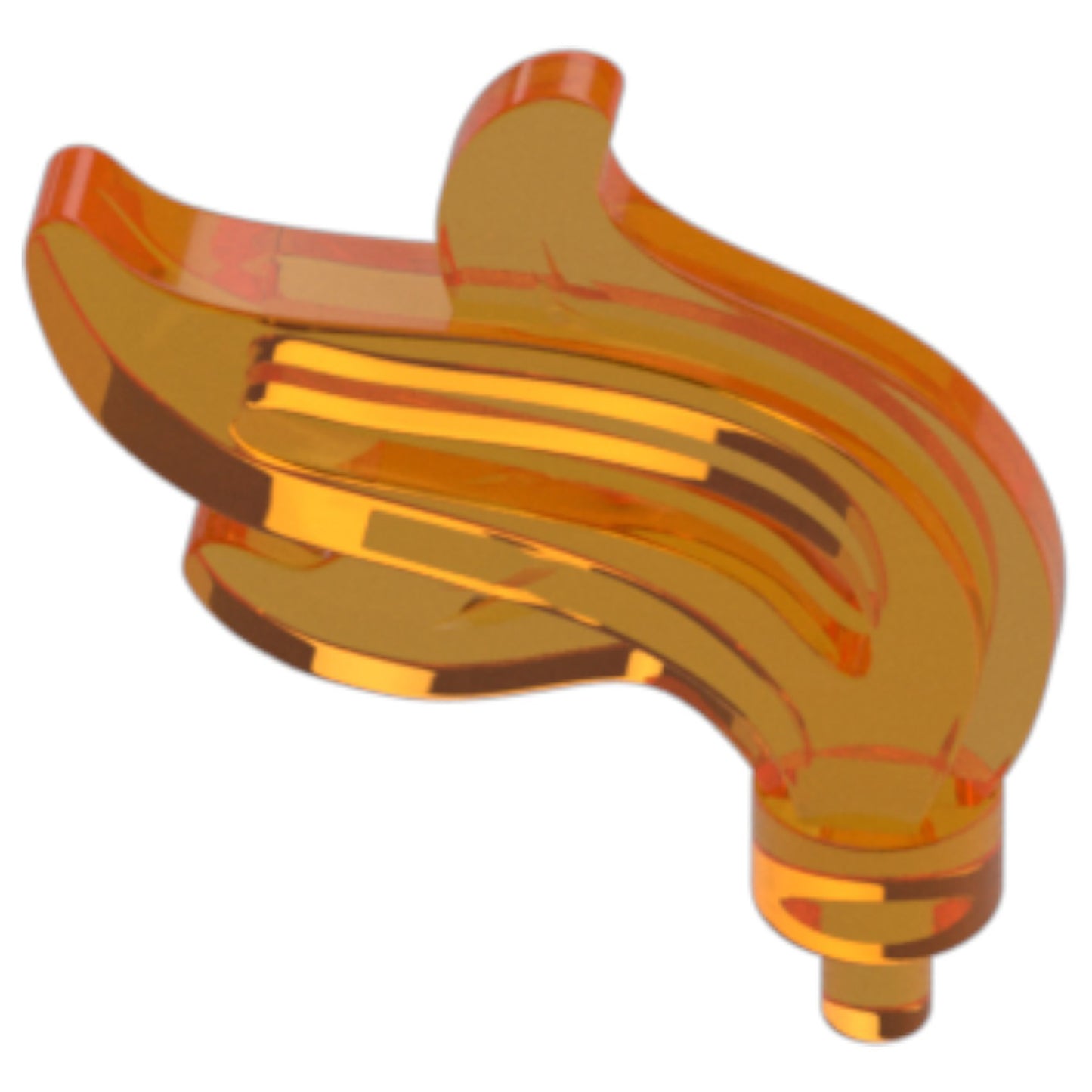 LEGO Zubehör Feder Gross 5 Stk. - Orange - 28661