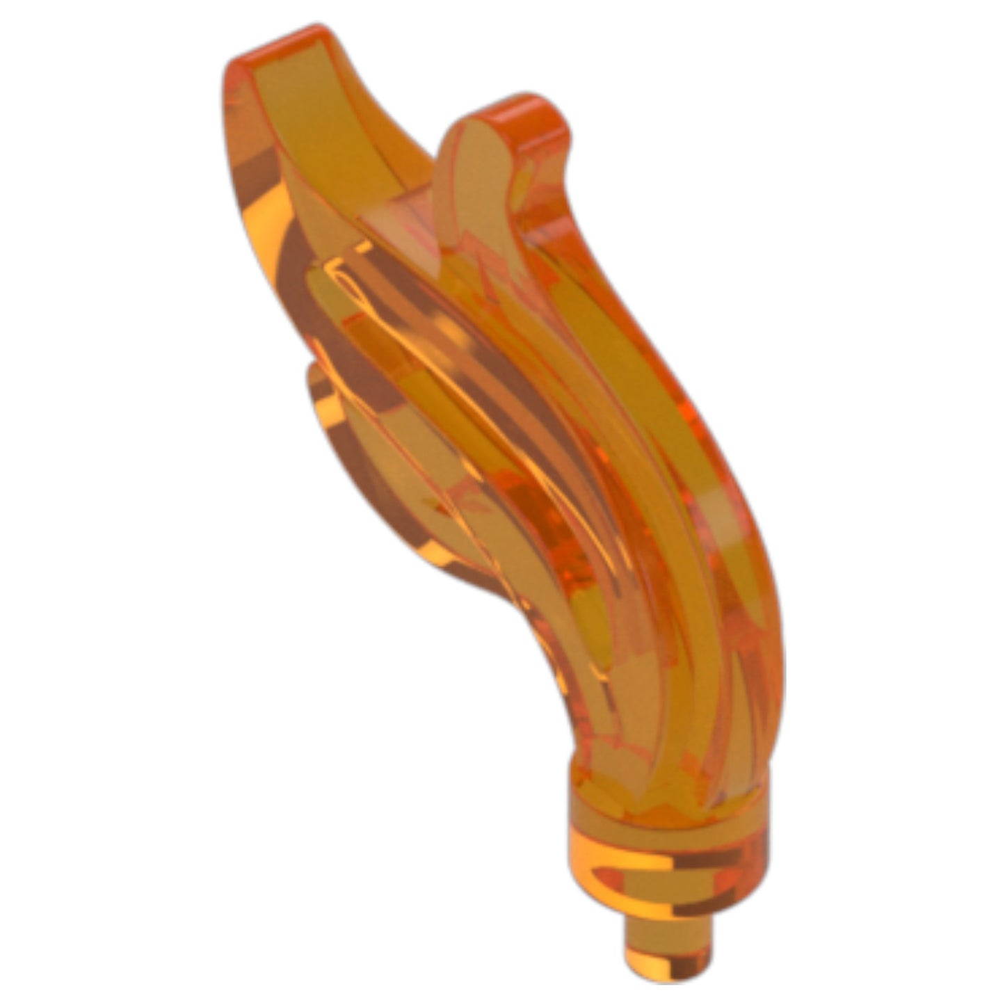 LEGO Zubehör Feder Gross 5 Stk. - Orange - 28661