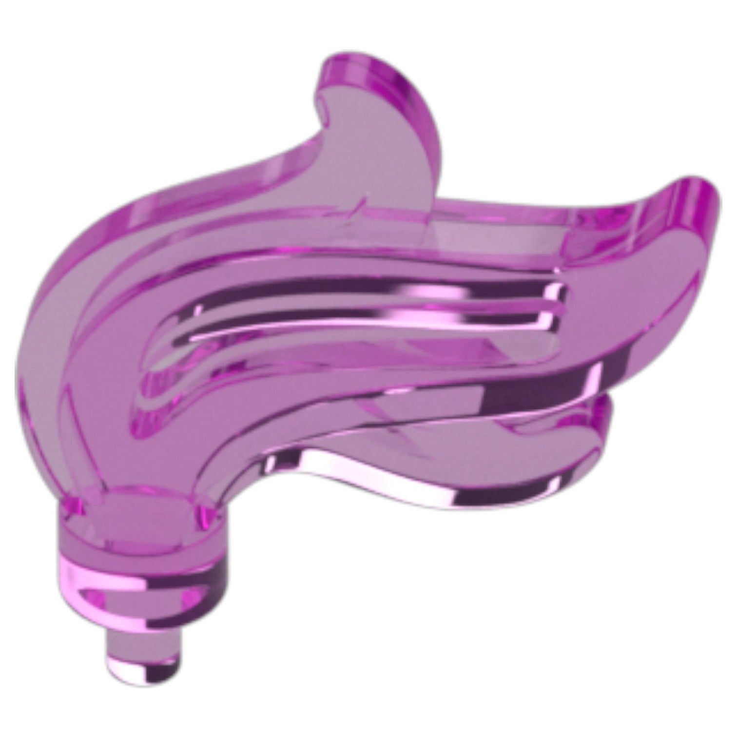 LEGO Zubehör Feder Gross 5 Stk. - Pink - 28661