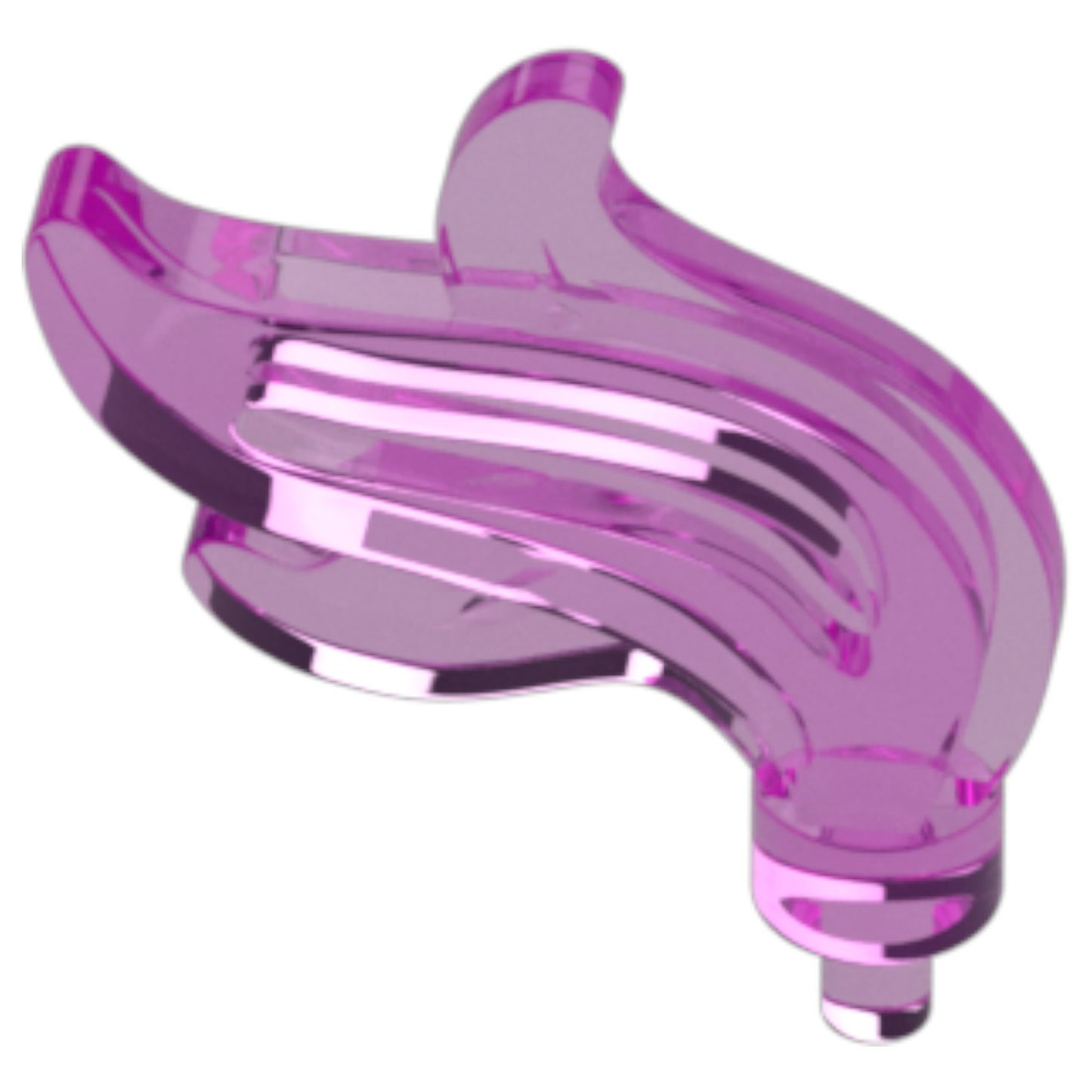 LEGO Zubehör Feder Gross 5 Stk. - Pink - 28661