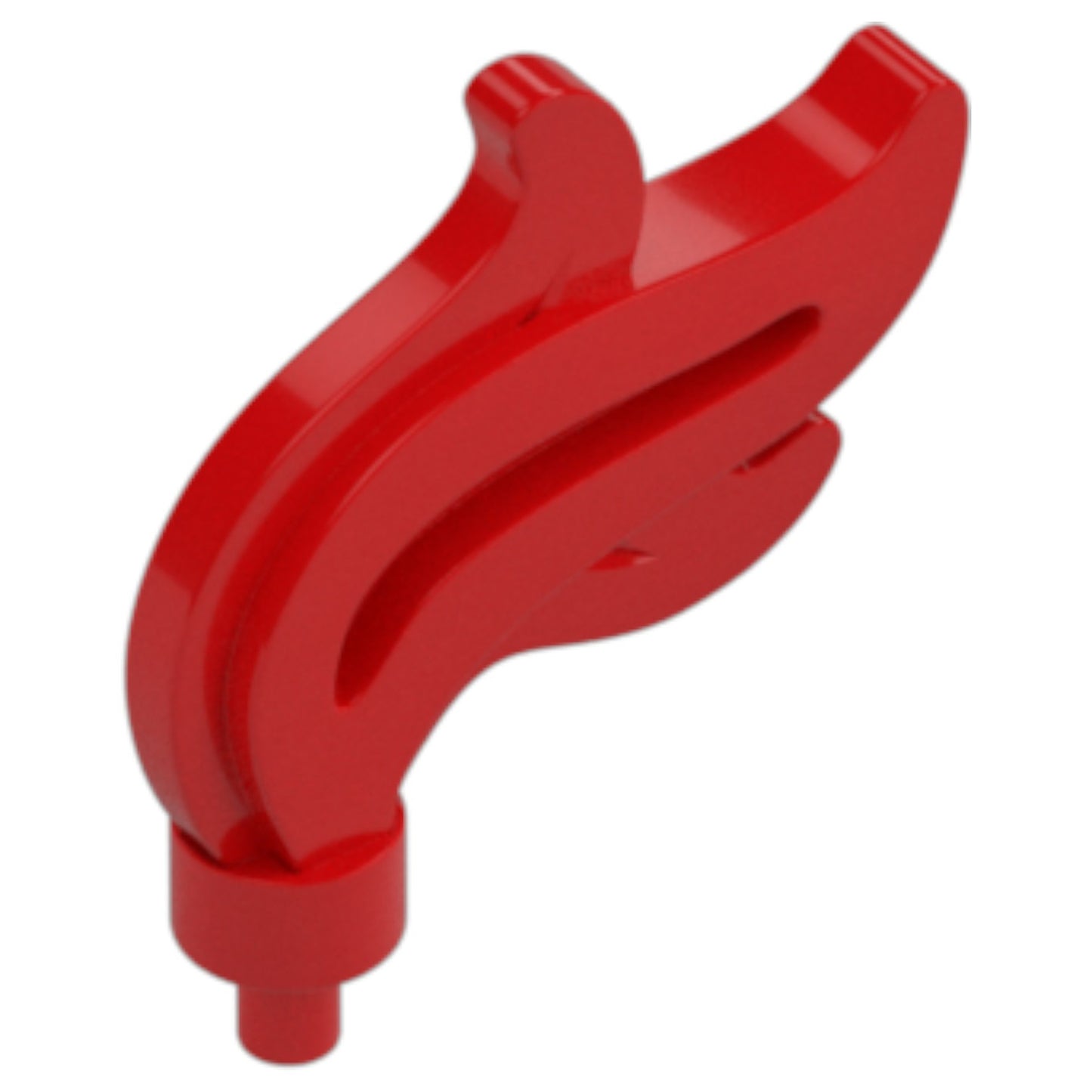 LEGO Zubehör Feder Gross 5 Stk. - Rot - 28661