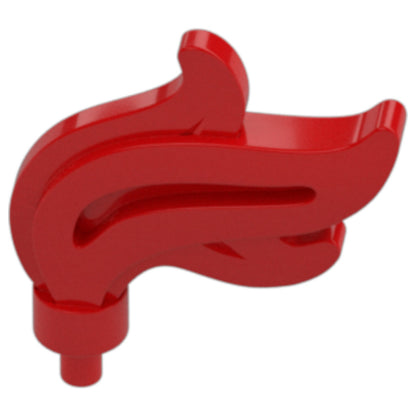 LEGO Zubehör Feder Gross 5 Stk. - Rot - 28661