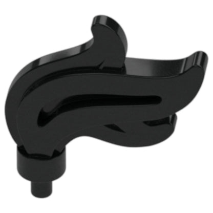 LEGO Zubehör Feder Gross 5 Stk. - Schwarz - 28661