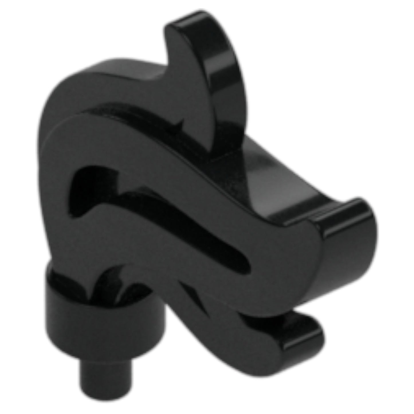 LEGO Zubehör Feder Gross 5 Stk. - Schwarz - 28661