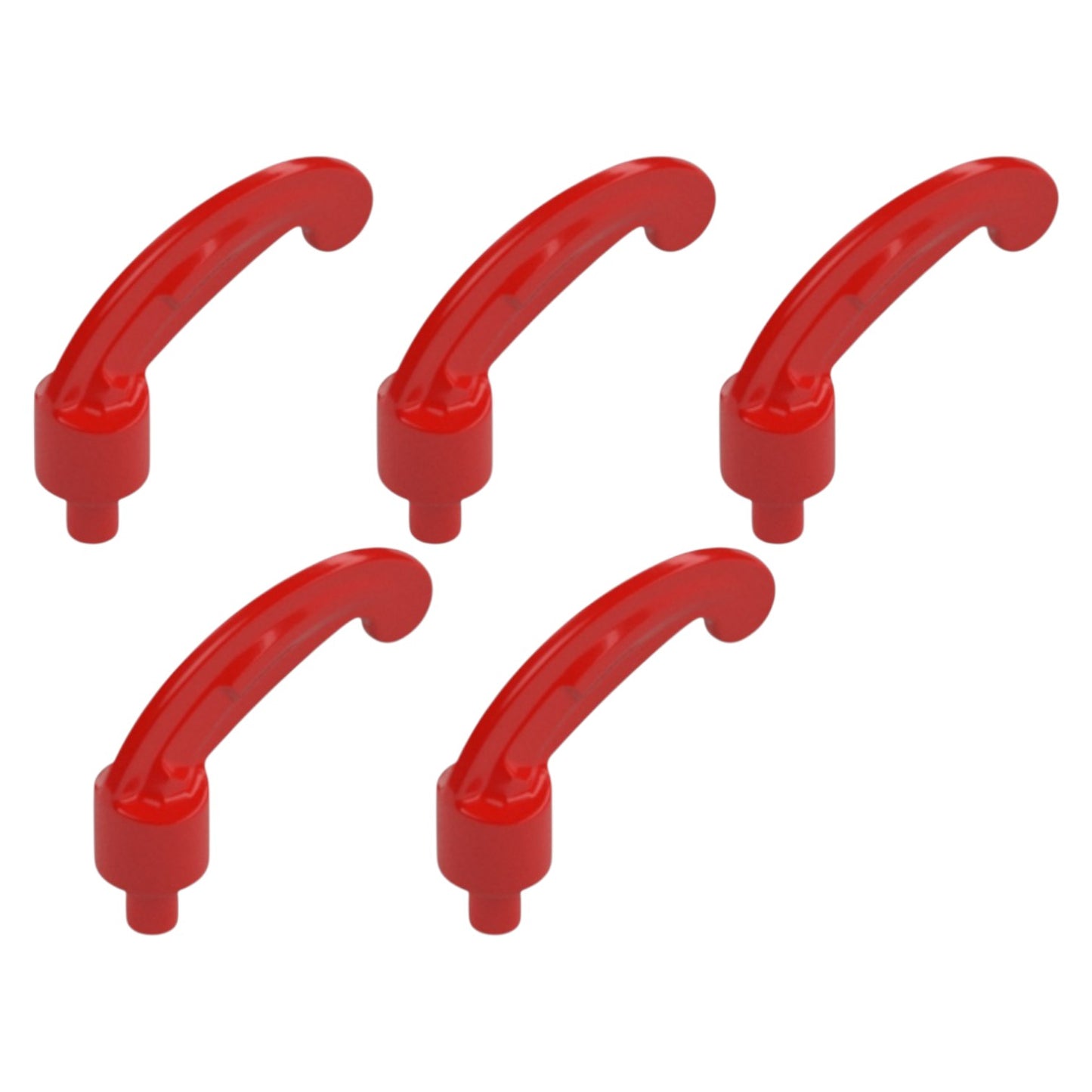 LEGO Zubehör Feder Klein 5 Stk. - Rot - 79806