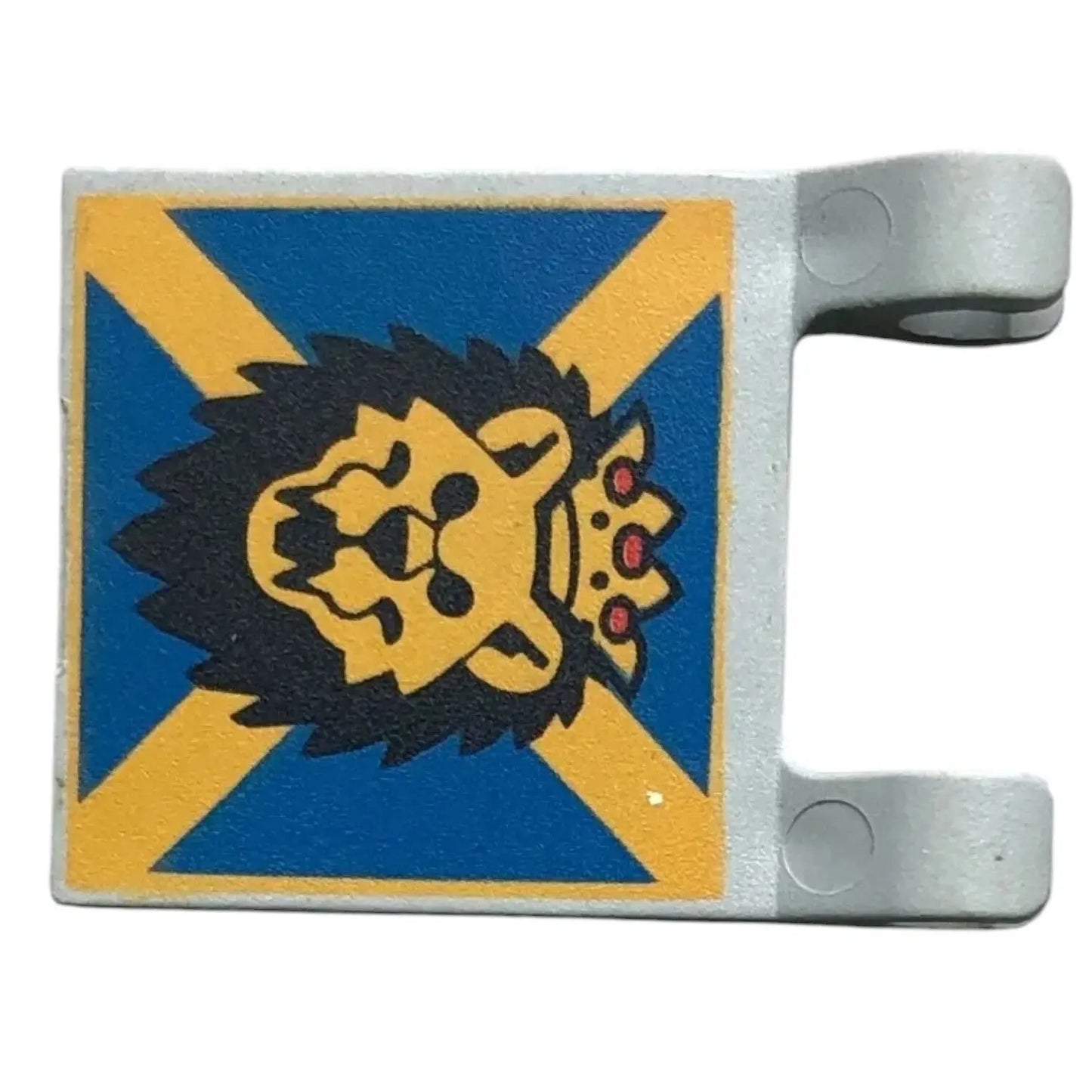 LEGO Zubehör Flagge 2x2 Löwenkopf mit Krone Spiele Pirat