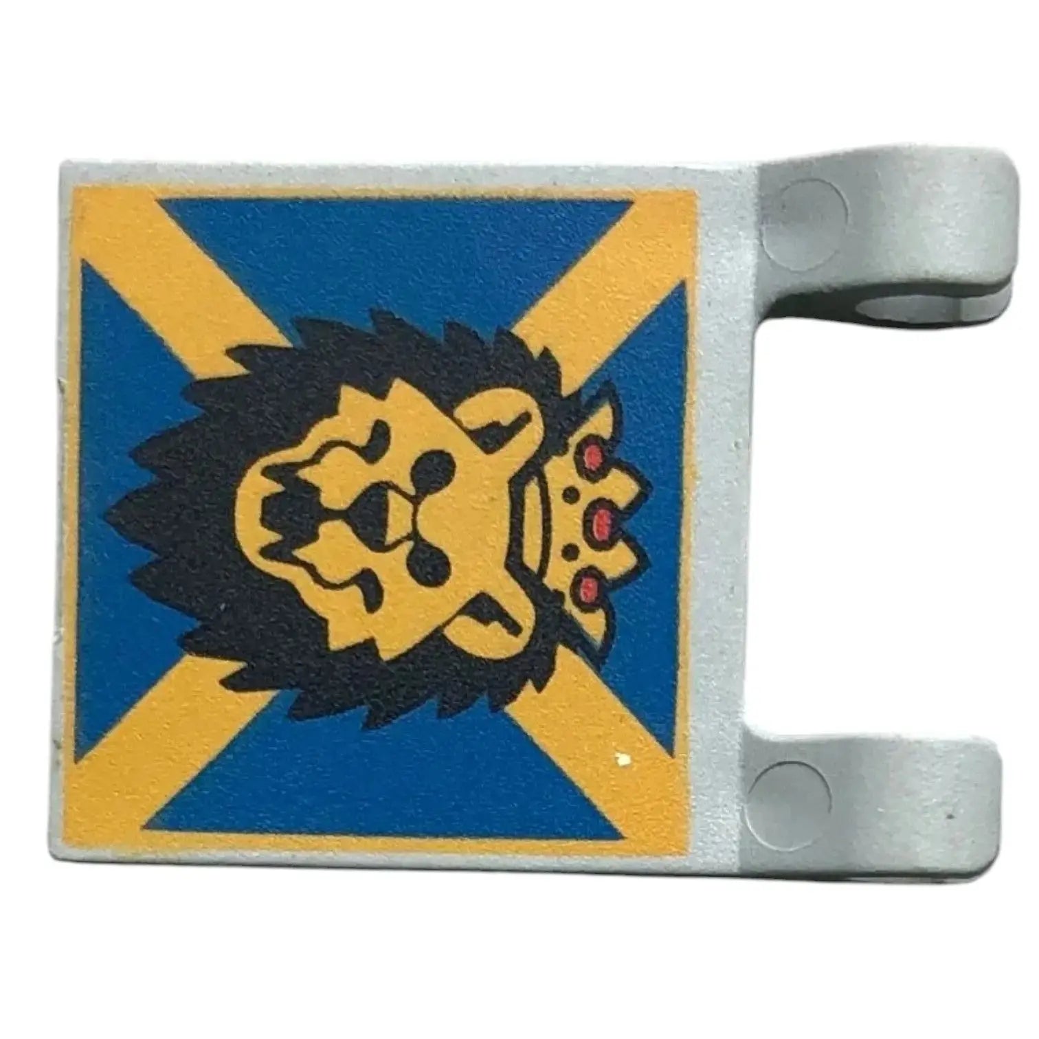 LEGO Zubehör Flagge 2x2 Löwenkopf mit Krone Spiele Pirat
