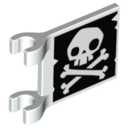 LEGO Zubehör Flagge 2x2 Totenkopf - 6102611 Spiele Pirat