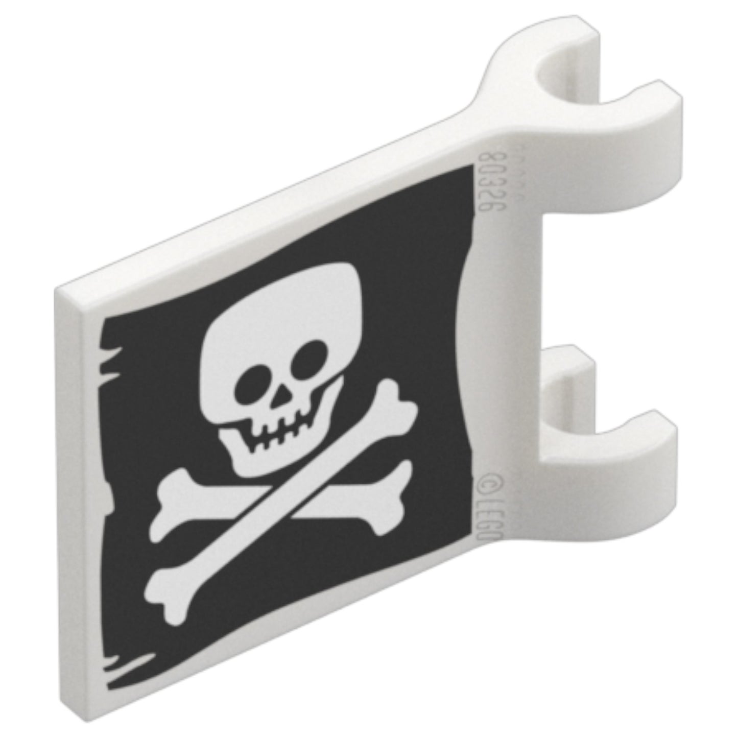 LEGO Zubehör Flagge 2x2 Totenkopf - 6446963