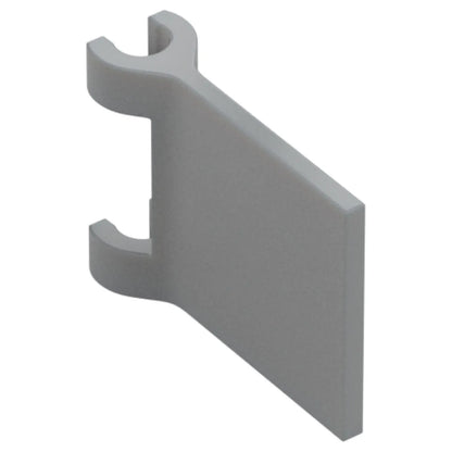 LEGO Zubehör Flagge 2x2 quadratisch - Grau - 80326 Spiele Pirat
