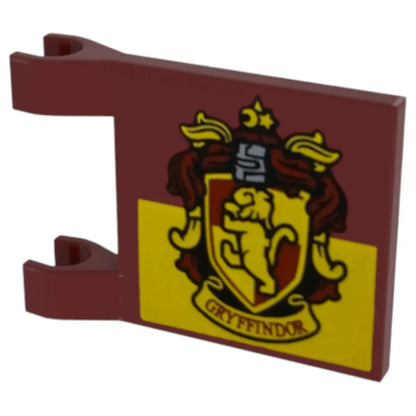 LEGO Zubehör Flagge 2x2 quadratisch - Gryffindor Wappen Spiele Pirat