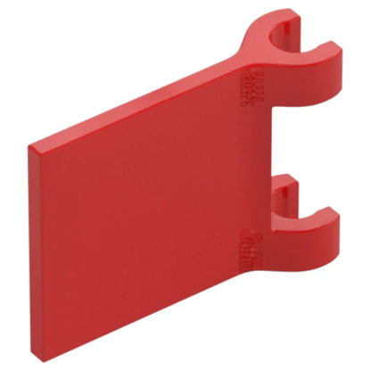 LEGO Zubehör Flagge 2x2 quadratisch - Rot - 80326 Spiele Pirat