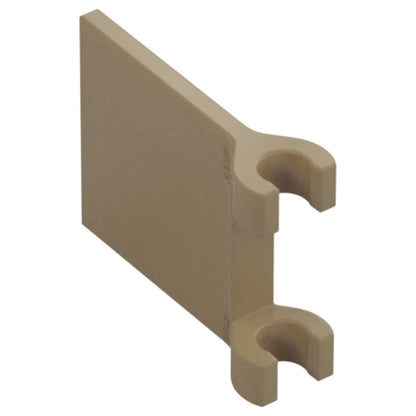 LEGO Zubehör Flagge 2x2 quadratisch - Sandgelb - 80326 Spiele Pirat