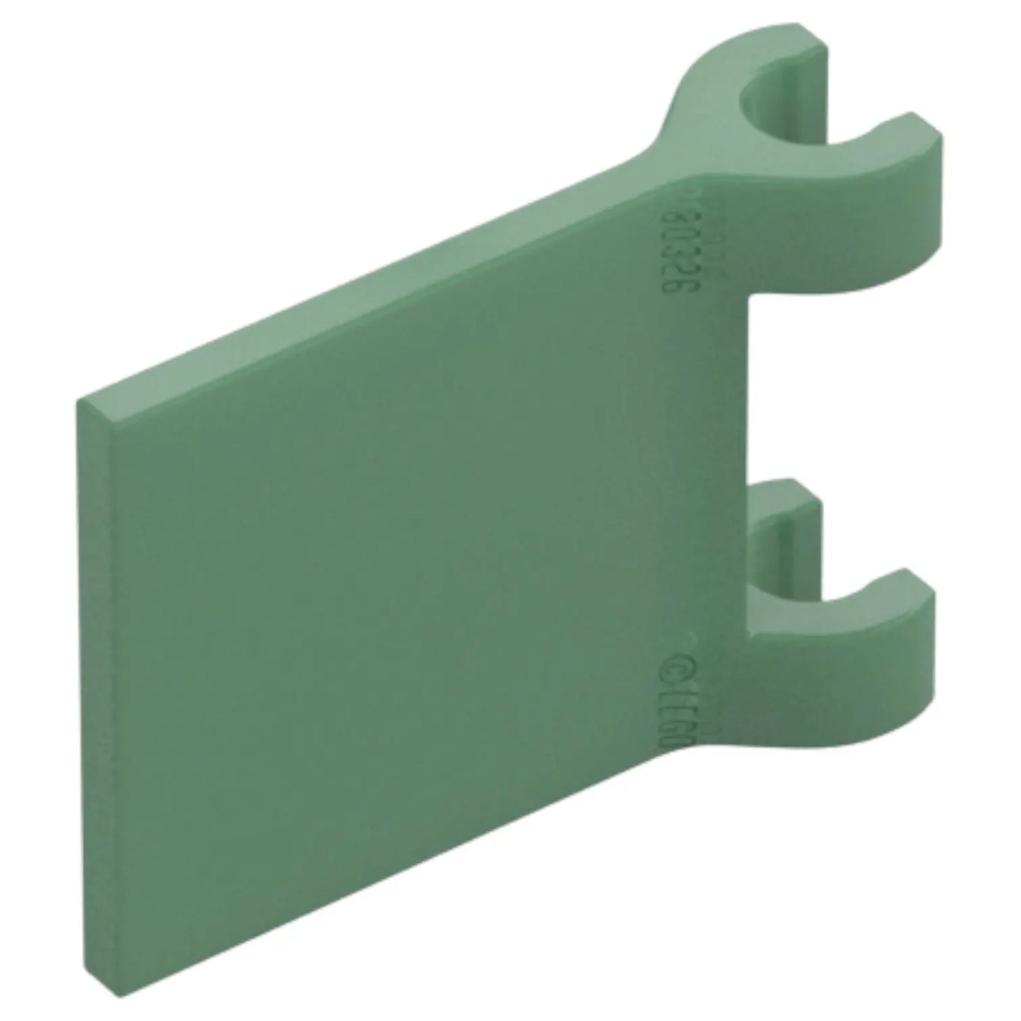 LEGO Zubehör Flagge 2x2 quadratisch - Sandgrün - 80326 Spiele Pirat