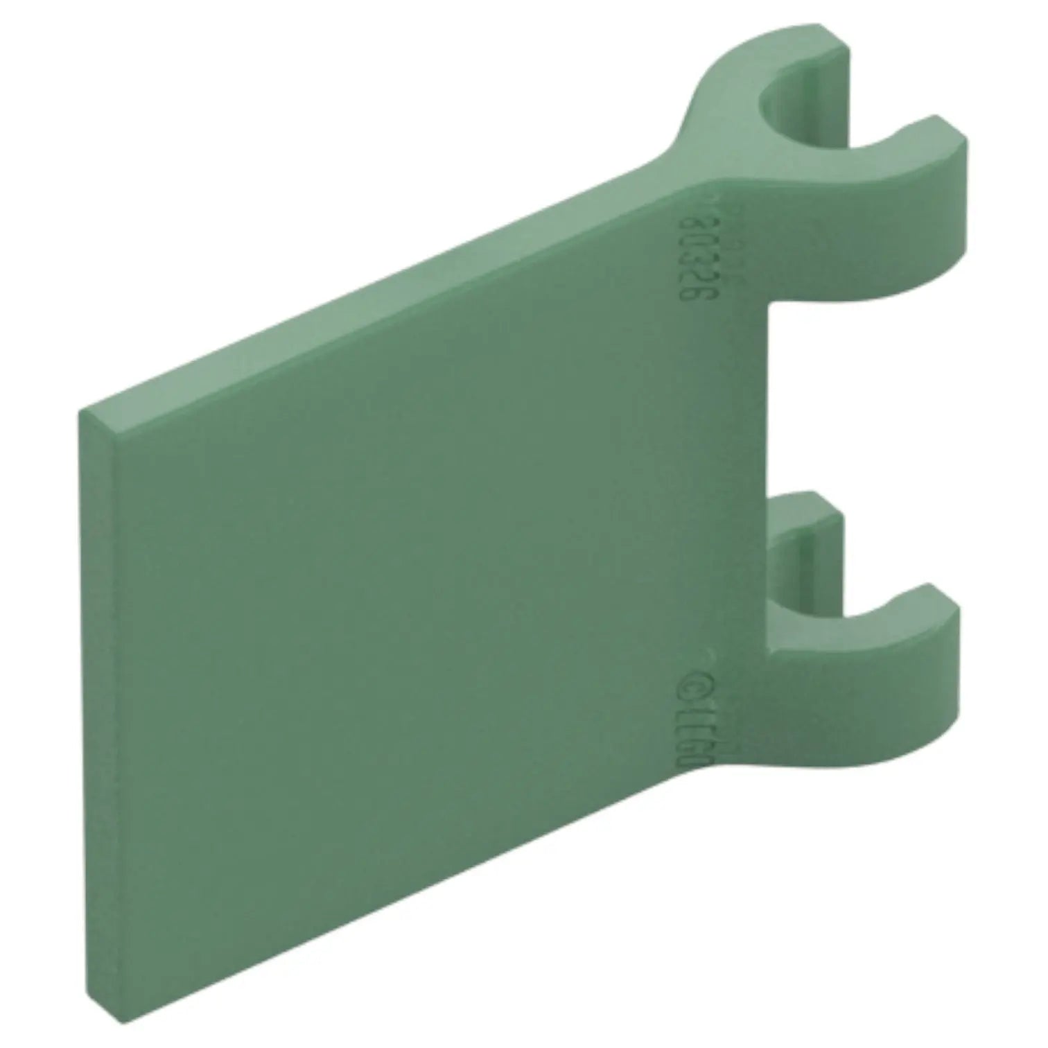LEGO Zubehör Flagge 2x2 quadratisch - Sandgrün - 80326 Spiele Pirat