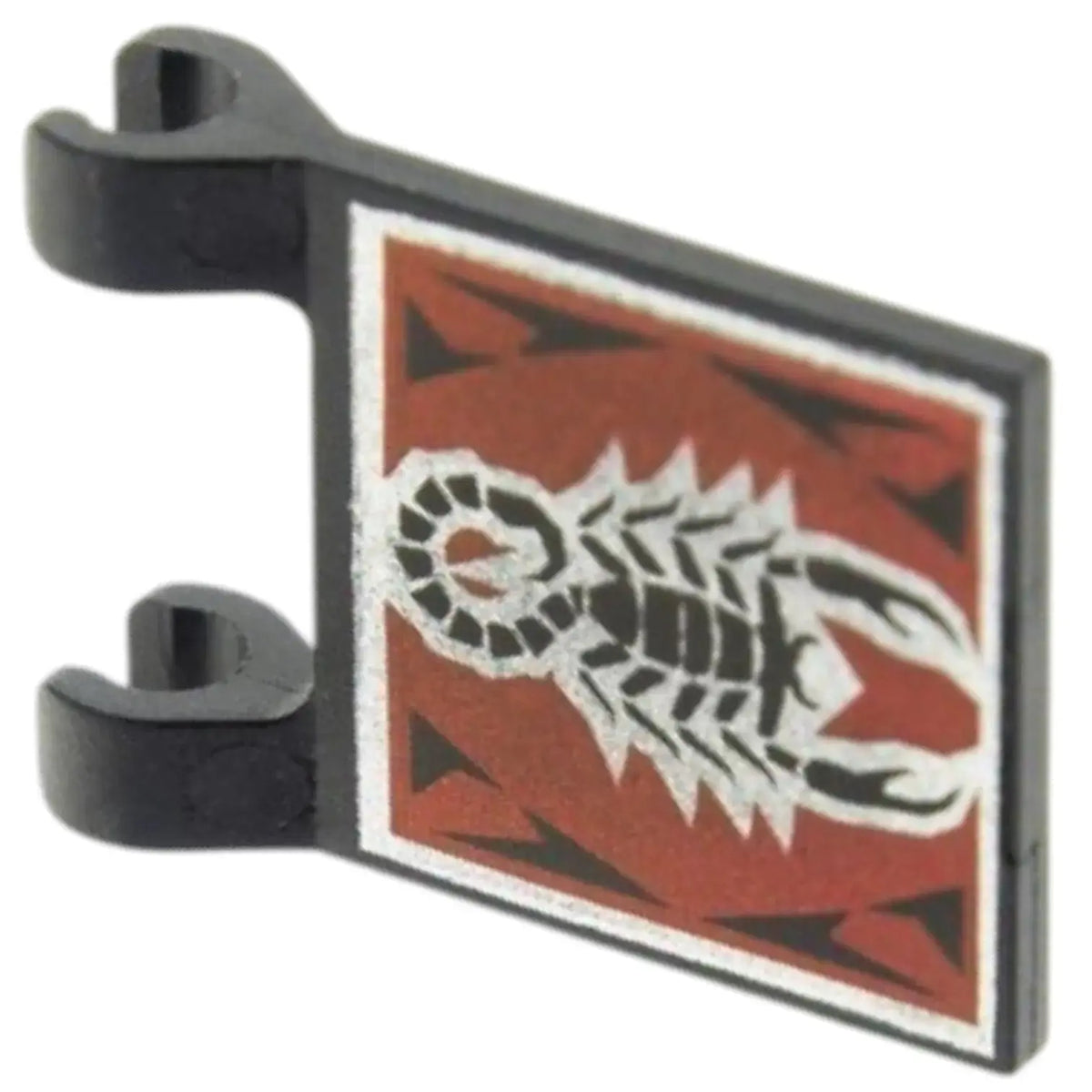 LEGO Zubehör Flagge 2x2 quadratisch -  Skorpion und Löwe Spiele Pirat
