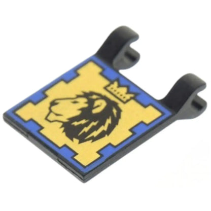 LEGO Zubehör Flagge 2x2 quadratisch -  Skorpion und Löwe Spiele Pirat