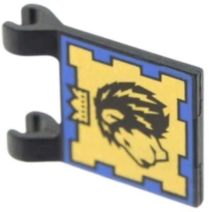 LEGO Zubehör Flagge 2x2 quadratisch -  Skorpion und Löwe Spiele Pirat