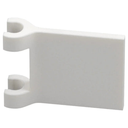 LEGO Zubehör Flagge 2x2 quadratisch - Weiss - 80326 Spiele Pirat