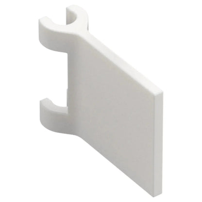 LEGO Zubehör Flagge 2x2 quadratisch - Weiss - 80326 Spiele Pirat